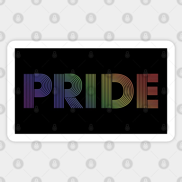 Pride Simple Lines Sticker by snapoutofit